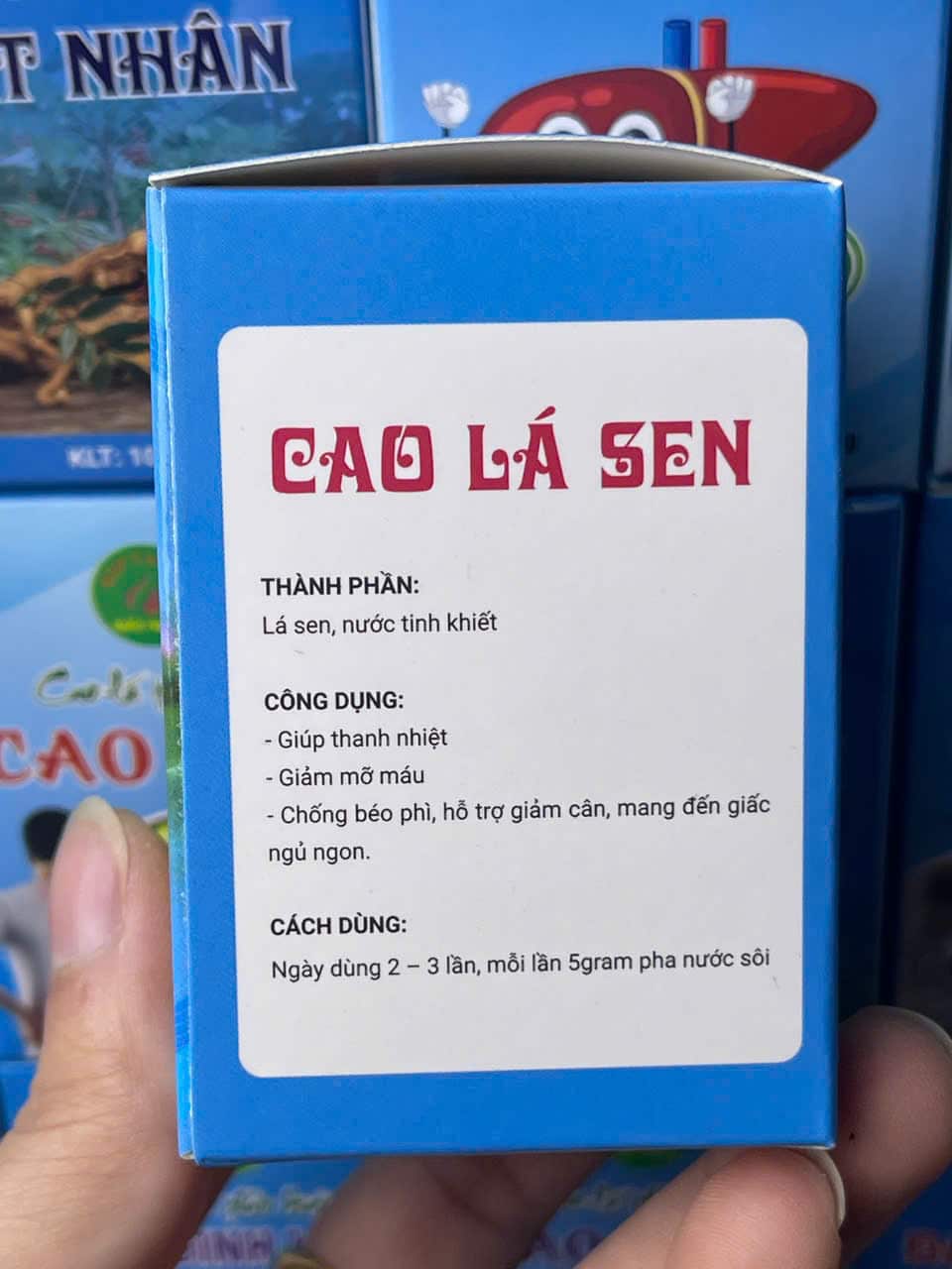 cao lá sen