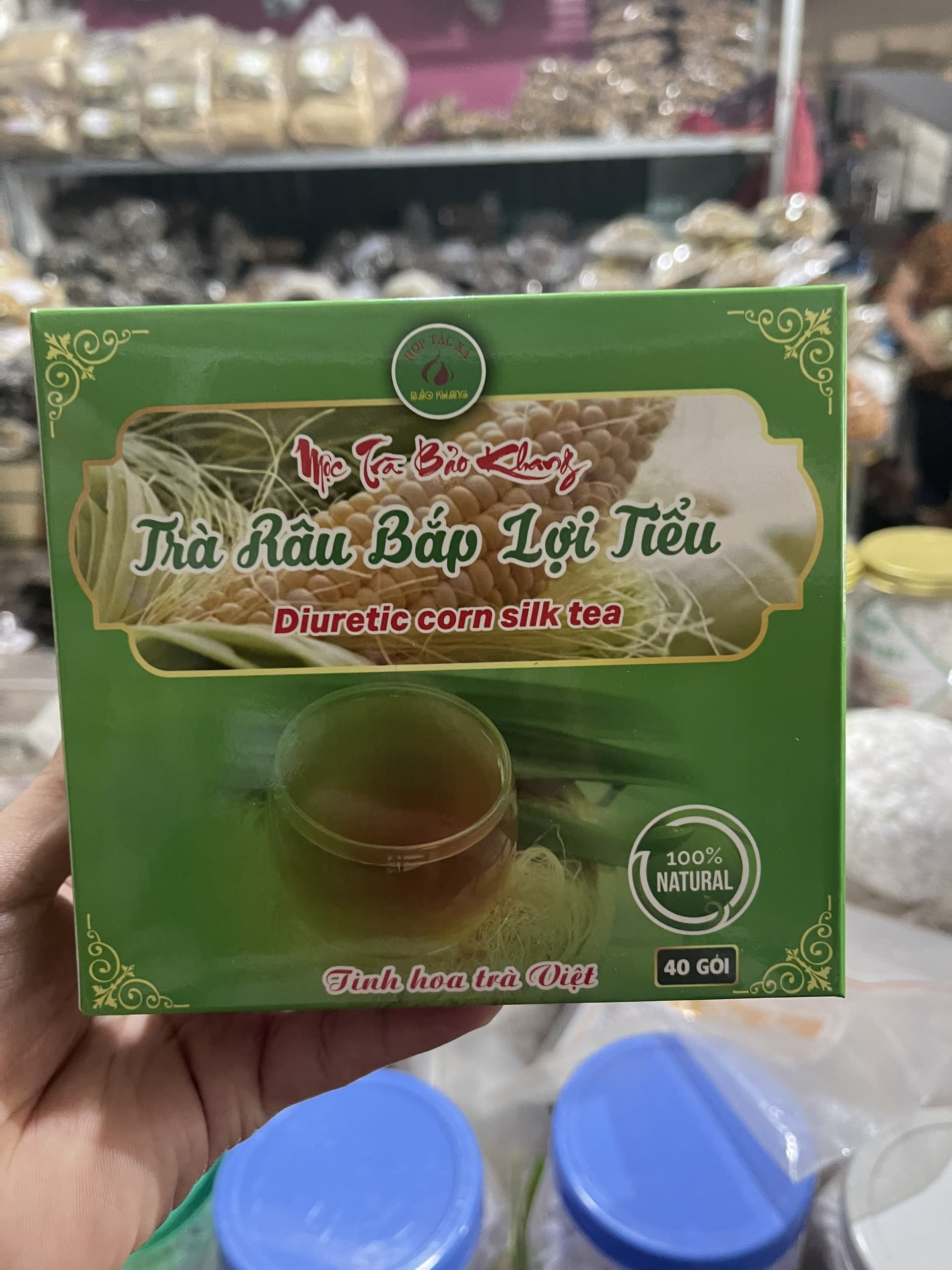 trà râu bắp lợi tiểu