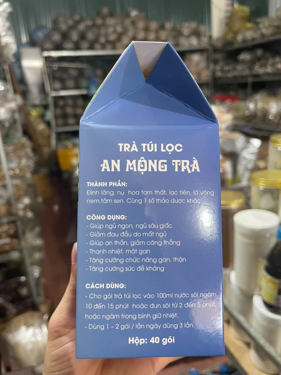 trà túi lọc an mộng trà