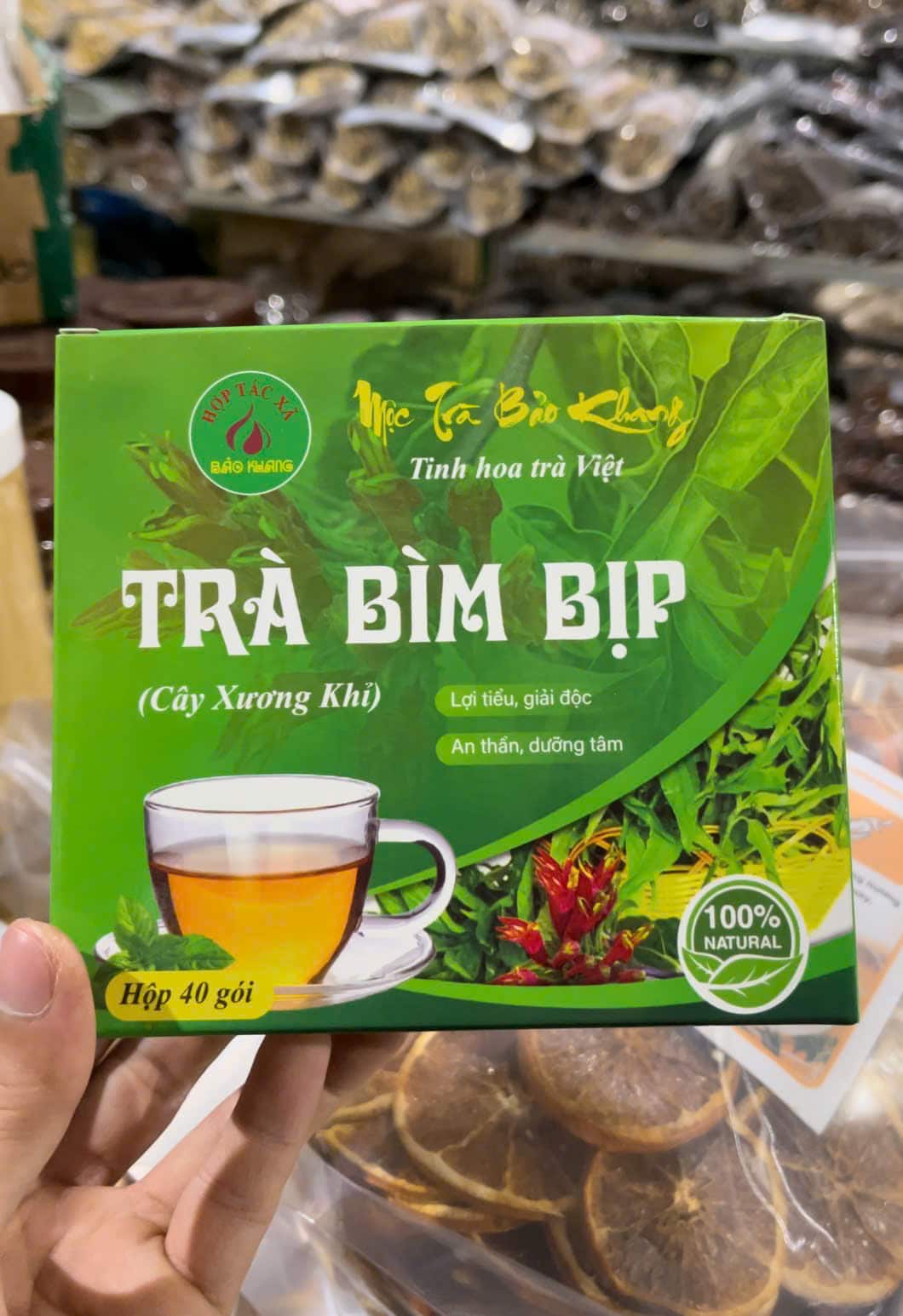 trà túi lọc bìm bịp