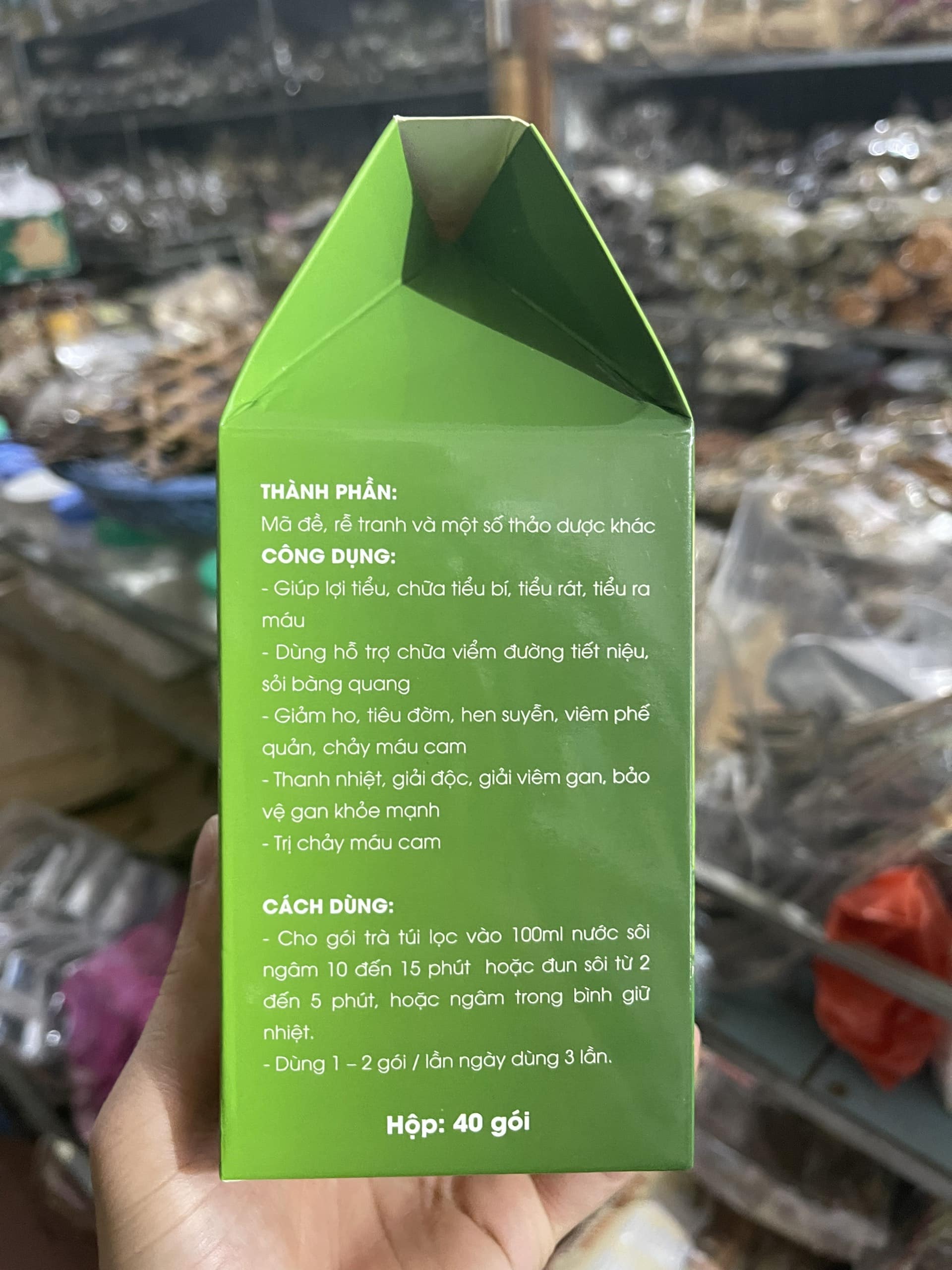 trà túi lọc bông mã đề 1