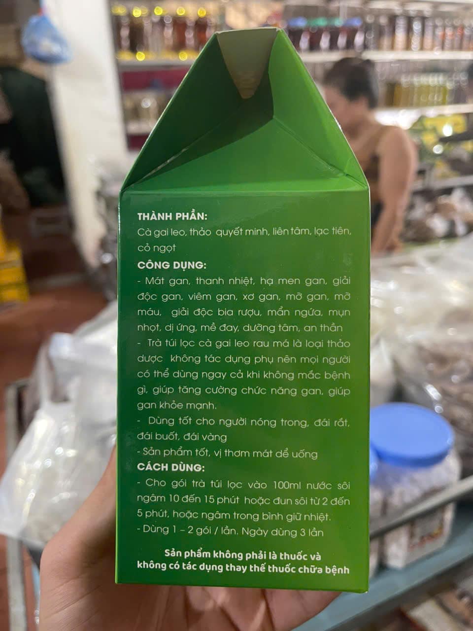 trà túi lọc cà gai leo 2