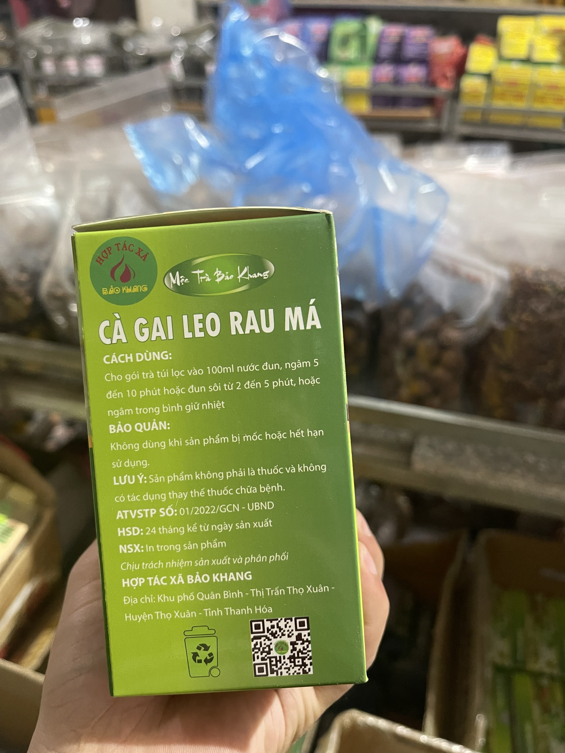trà túi lọc cà gai leo rau má 3