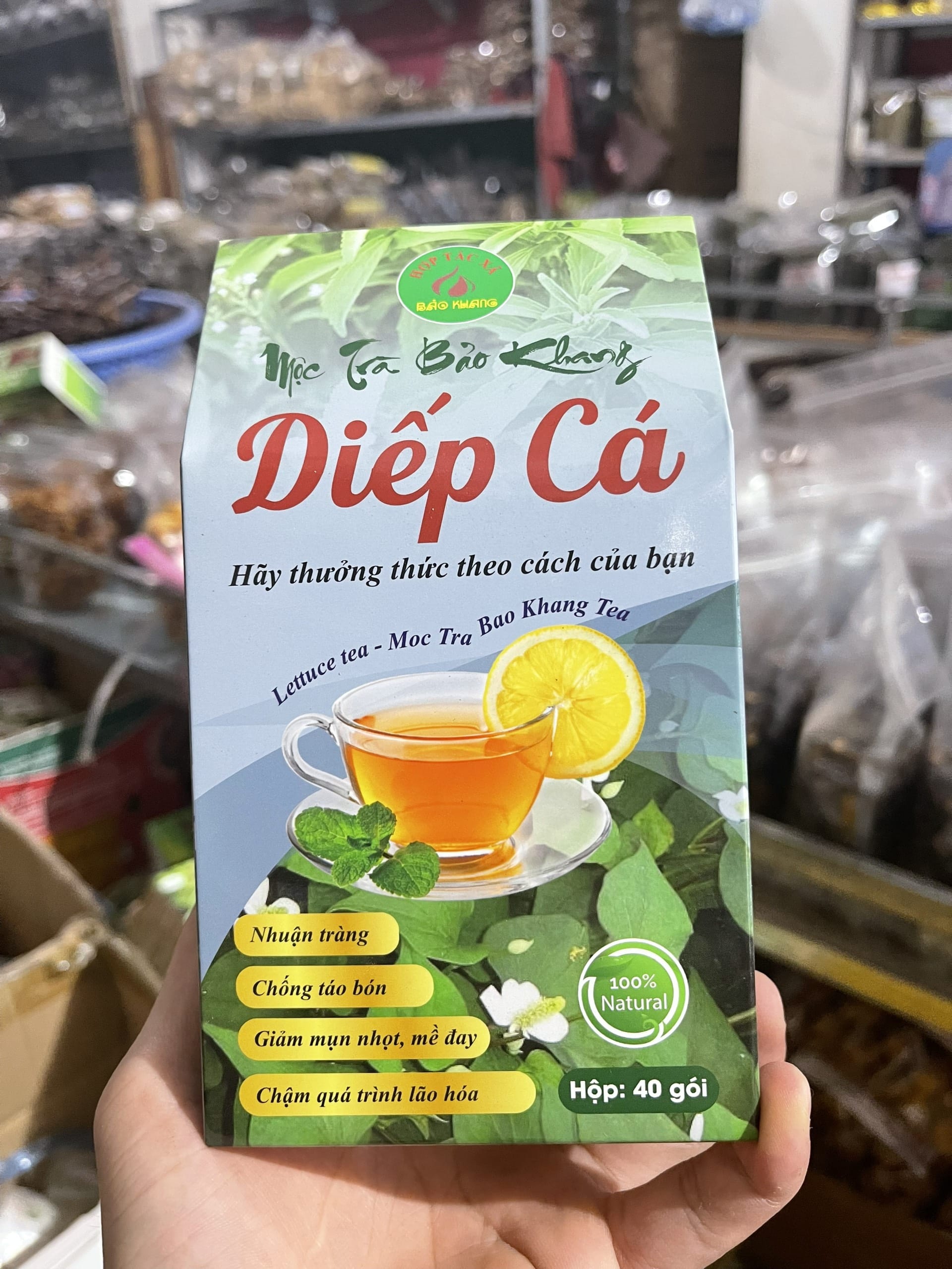 trà túi lọc diếp cá 2