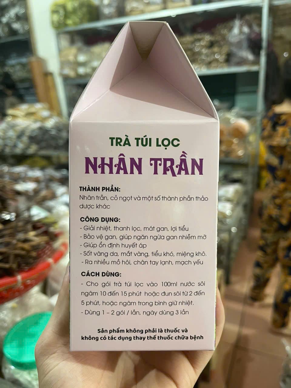 trà túi lọc nhân trần 3