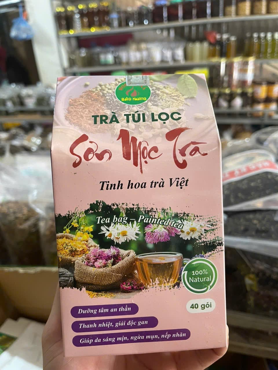 trà túi lọc sơn mộc trà