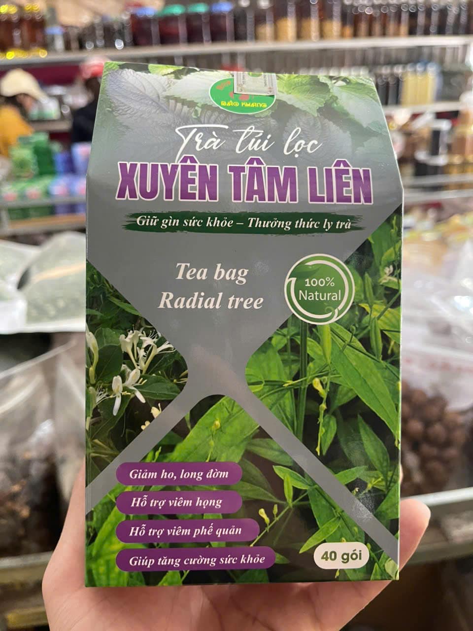 trà túi lọc xuyên tâm liên