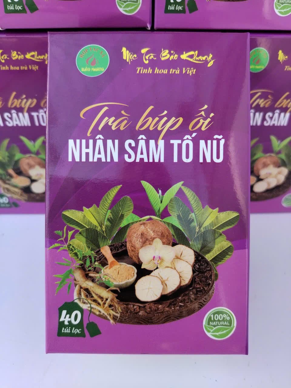 trà búp ổi nhân sâm tố nữ