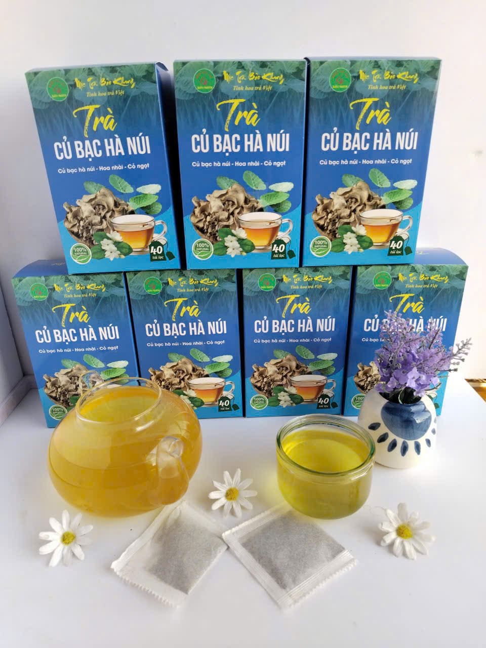 trà củ bạc hà núi 1