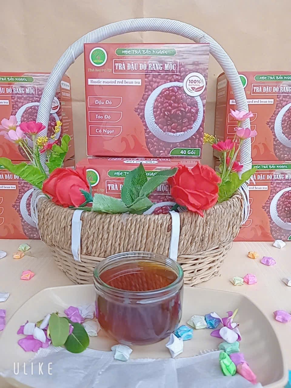 trà đậu đỏ giang mộc 1