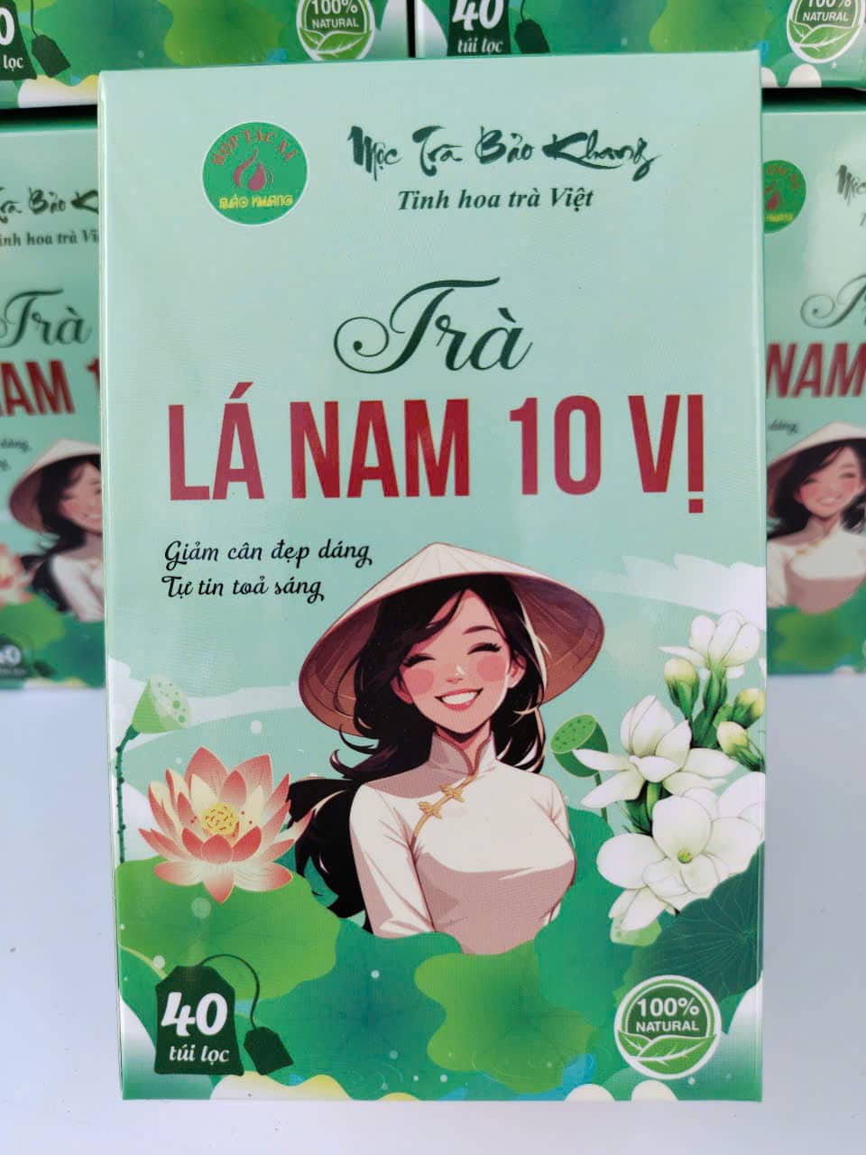 trà lá nam 10 vị