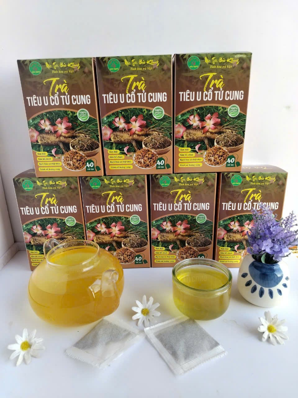 trà tiêu u tử cung 1