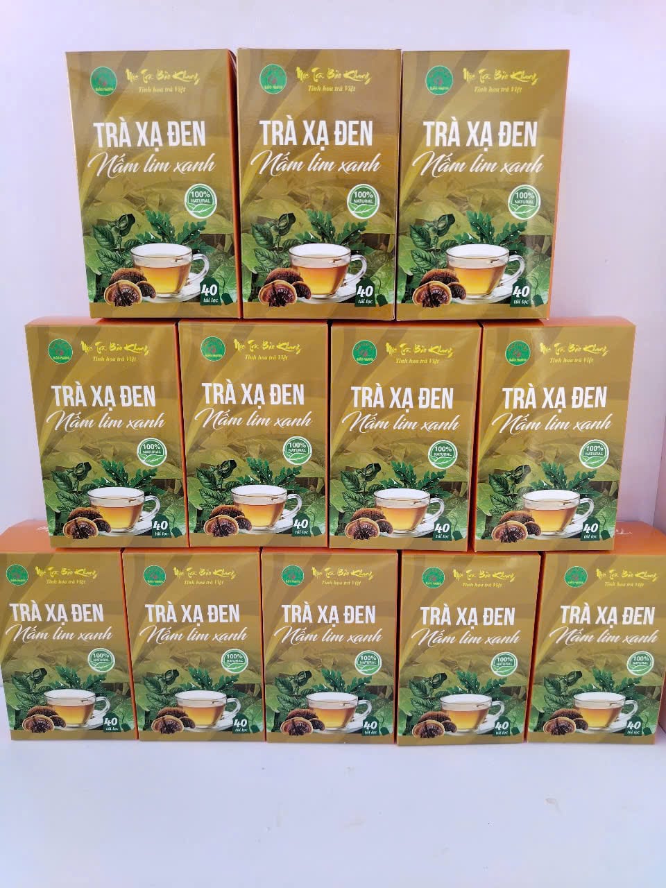 trà xạ đen nấm lim xanh 2