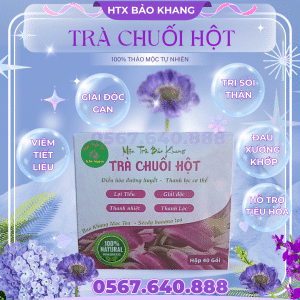 Trà Túi Lọc Chuối Hột Rừng Bảo Khang