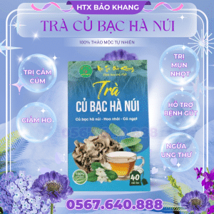 Trà Túi Lọc Củ Bạc Hà Núi Bảo Khang