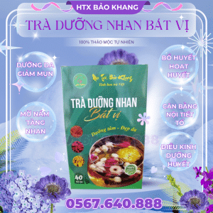 Trà Túi Lọc Dưỡng Nhan Bát Vị Bảo Khang