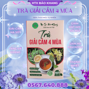 Trà Túi Lọc Giải Cảm 4 Mùa Bảo Khang