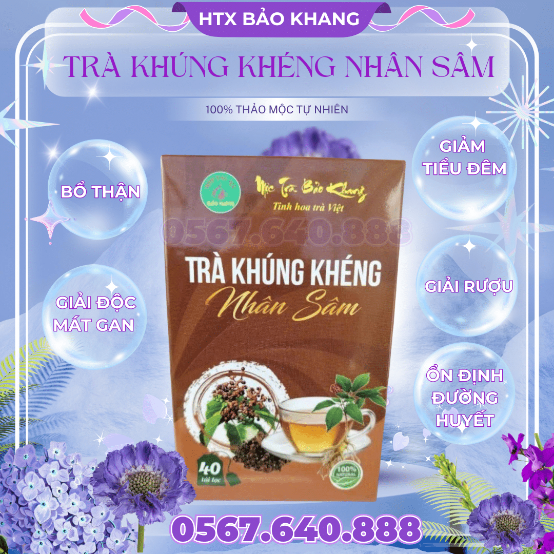 TRÀ KHÚNG KHÉNG NHÂN SÂM
