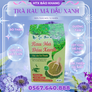 Trà Túi Lọc Rau Má Đậu Xanh Bảo Khang