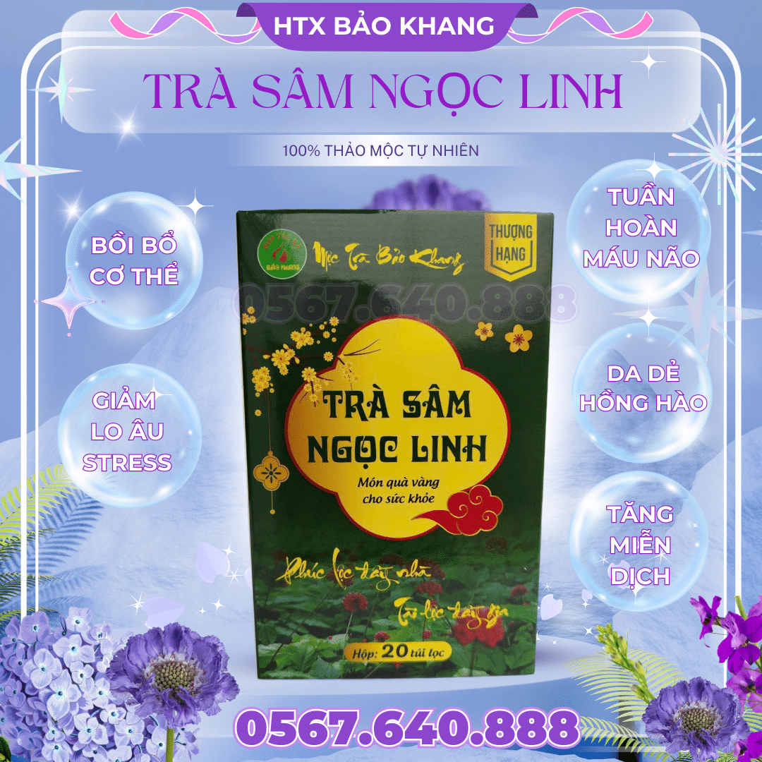 Trà Túi Lọc Sâm Ngọc Linh Bảo Khang