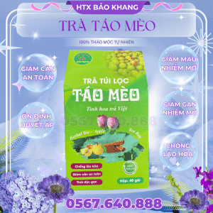 Trà Túi Lọc Táo Mèo Bảo Khang