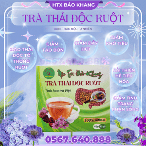 Trà Túi Lọc Thải Độc Ruột Bảo Khang