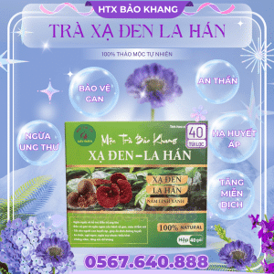 Trà Túi Lọc Xạ Đen La Hán Bảo Khang