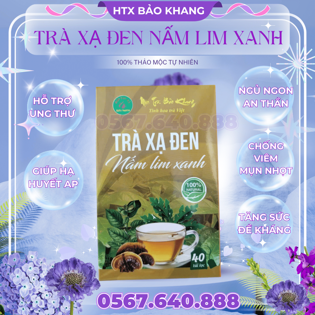 Trà Túi Lọc Xạ Đen Nấm Lim Xanh Bảo Khang