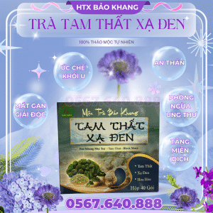 Trà Túi Lọc Tam Thất Xạ Đen Bảo Khang