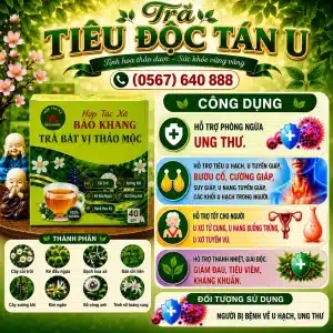 Trà Túi Lọc Tiêu Độc Tán U Bảo Khang