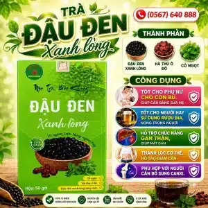 Trà Túi Lọc Đậu Đen Xanh Lòng Bảo Khang