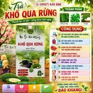 Trà Túi Lọc Khổ Qua Rừng Bảo Khang