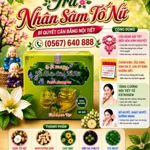 Trà Túi Lọc Sâm Tố Nữ Bảo Khang